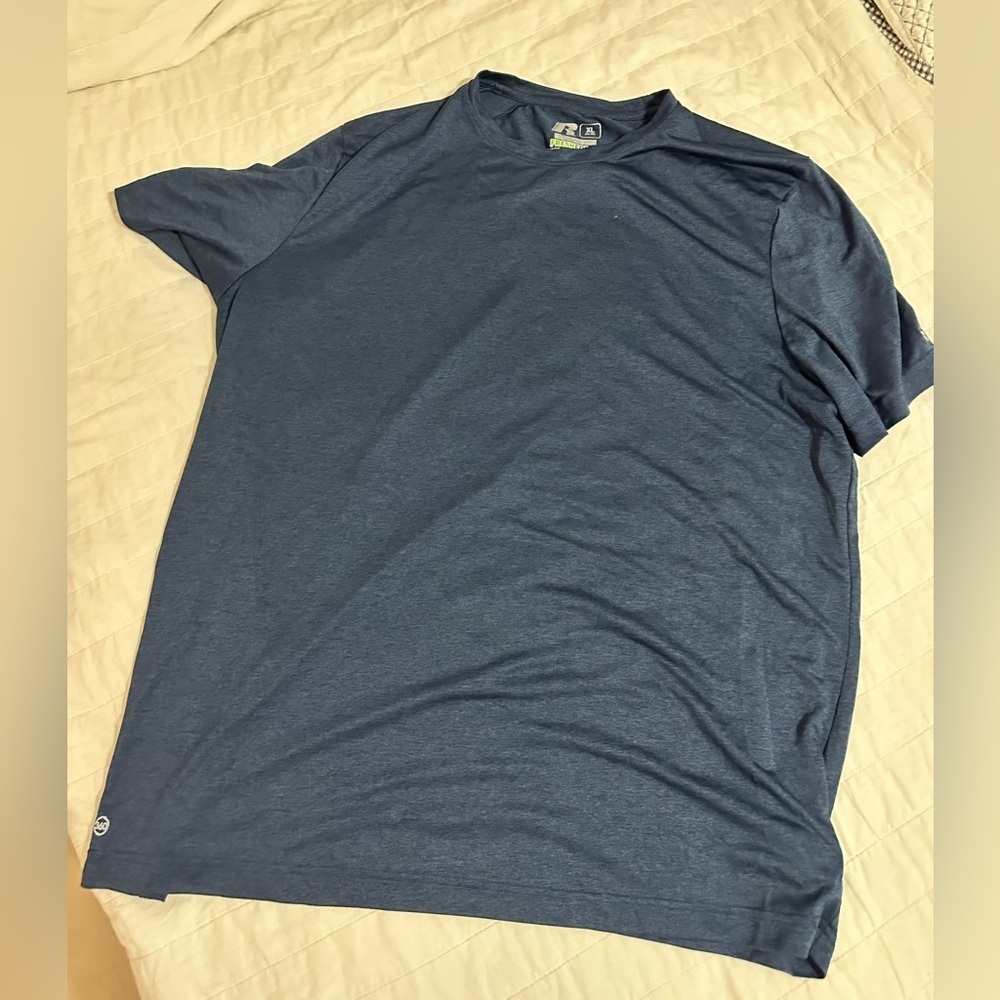 Russell Men's Navy Blue T-Shirt - Picture 6 of 6